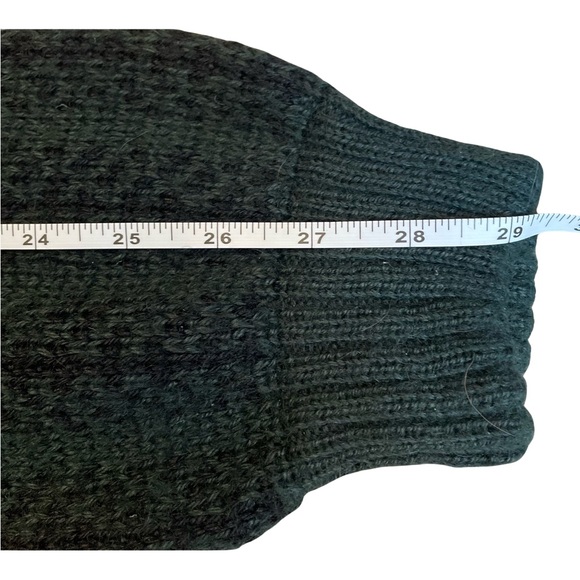Inka Men's Zip-Up Sweater - Forest Green - Picture 8 of 8